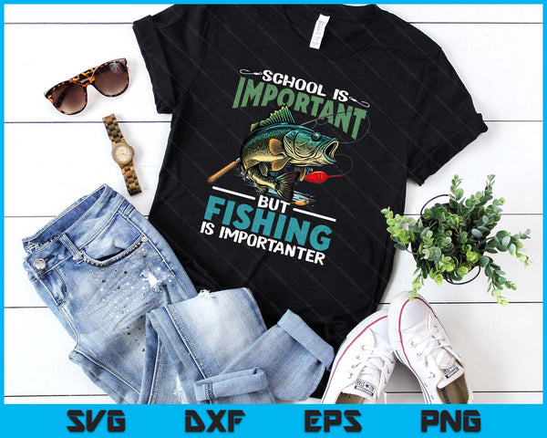 Funny Fishing For Boys Kisd Youth Fish Saying Bass Fisherman SVG PNG Digital Printable Files