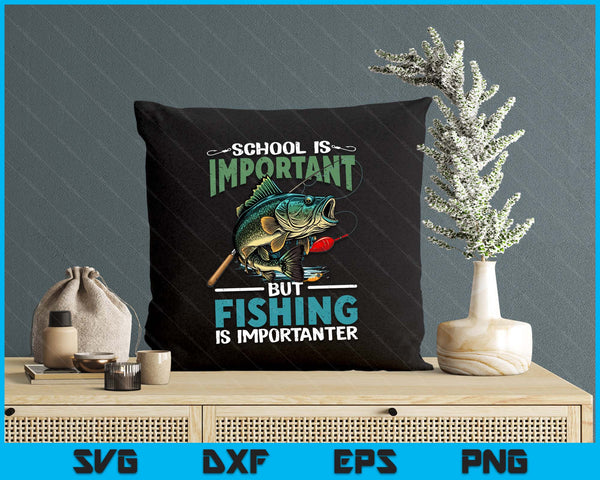 Funny Fishing For Boys Kisd Youth Fish Saying Bass Fisherman SVG PNG Digital Printable Files