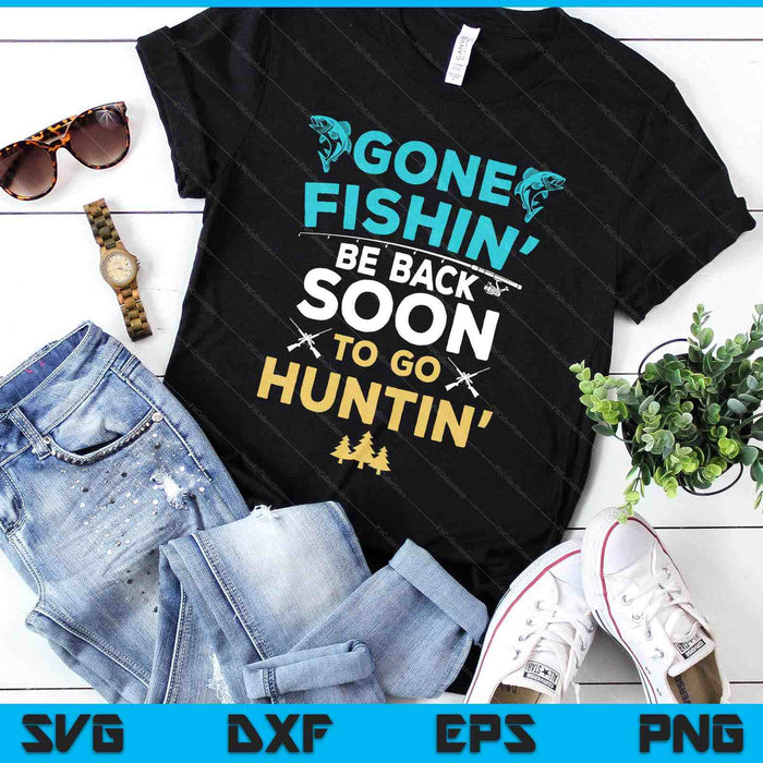 Funny Fishing Hunter Hunting Fisherman SVG PNG Digital Printable Files