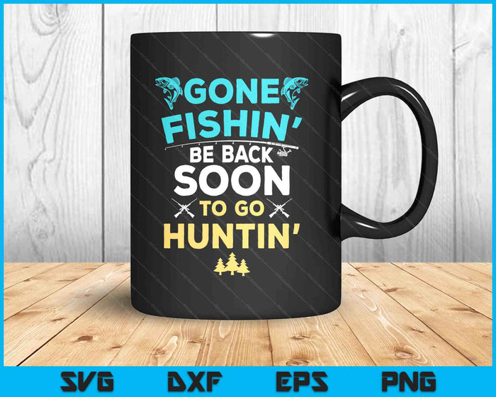 Funny Fishing Hunter Hunting Fisherman SVG PNG Digital Printable Files