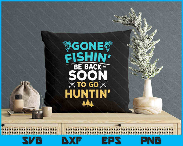 Funny Fishing Hunter Hunting Fisherman SVG PNG Digital Printable Files