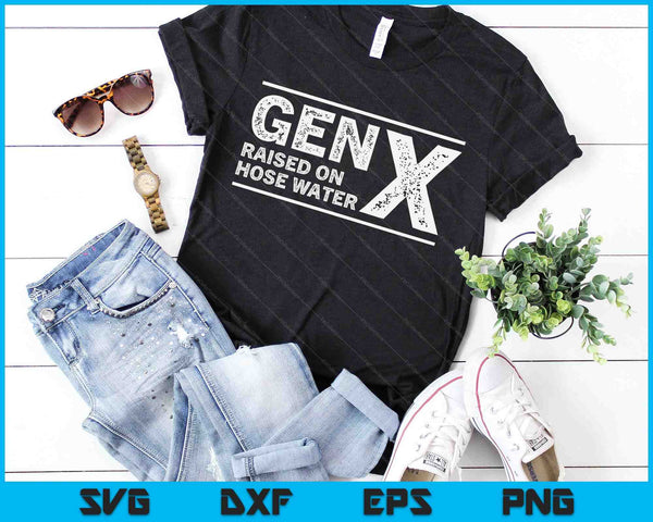 Grappige Gen X opgegroeid op slangwater Humor Generatie X Design SVG PNG digitale afdrukbare bestanden