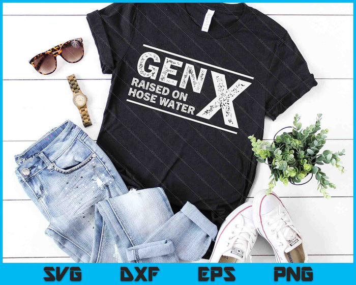 Grappige Gen X opgegroeid op slangwater Humor Generatie X Design SVG PNG digitale afdrukbare bestanden