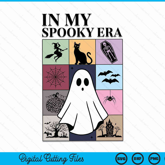 Ghost retro Halloween in my spooky era SVG cut file