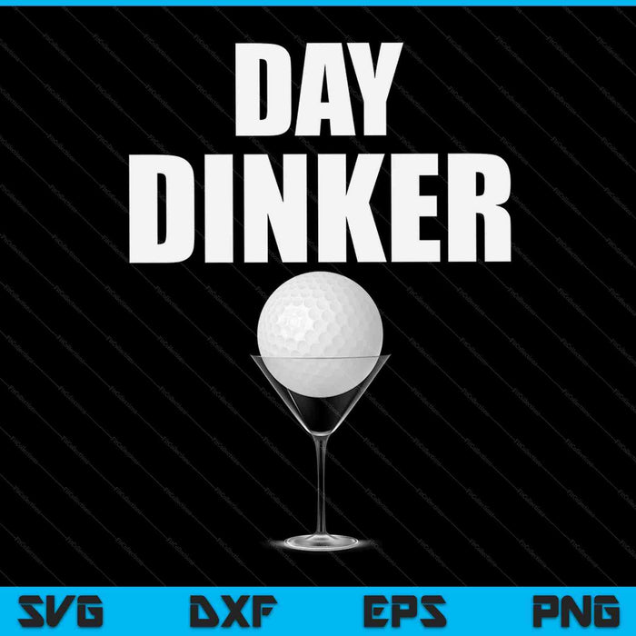 Golf day dinker SVG cut file