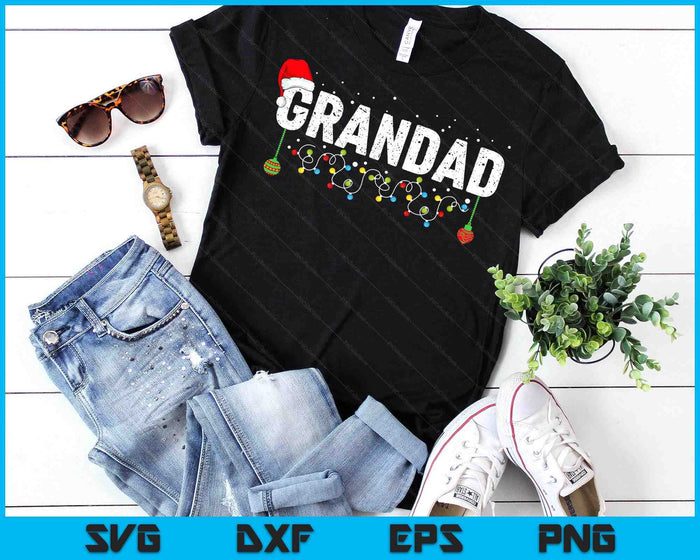 Funny Grandad Merry Christmas Pajama Family Men Meme Xmas SVG PNG Digital Printable Files