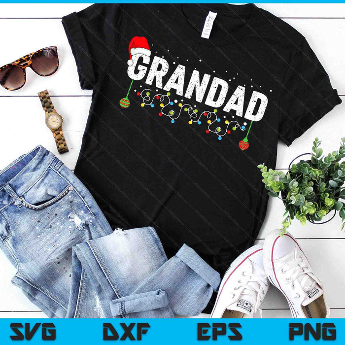 Funny Grandad Merry Christmas Pajama Family Men Meme Xmas SVG PNG Digital Printable Files