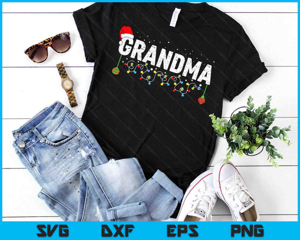 Funny Grandma Merry Christmas Pajama Family Men Meme Xmas SVG PNG Digital Printable Files