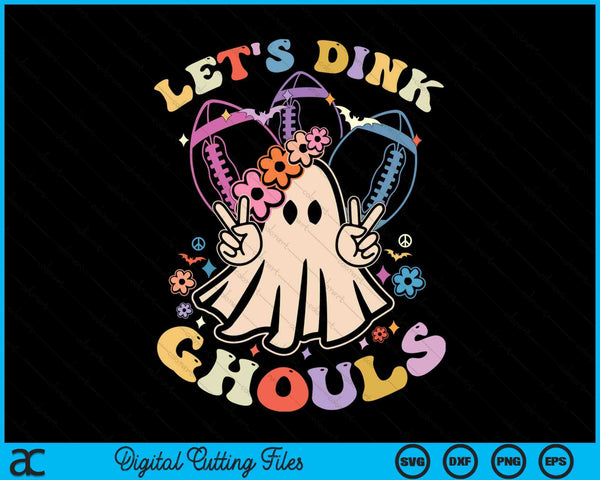 Halloween American football costume let's dink ghouls SVG cut file