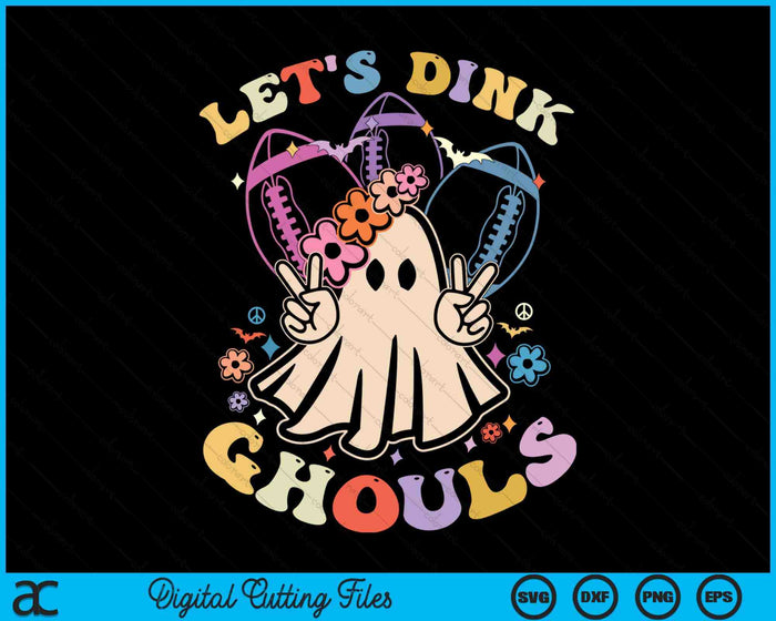 Funny Halloween American Football Costume Let's Dink Ghouls SVG PNG Digital Cutting File