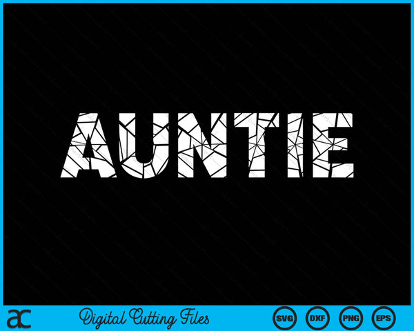 Funny Halloween Auntie Deady Halloween Matching Costume SVG PNG Digital Cutting Files