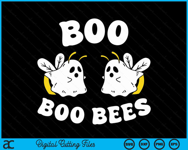 Halloween Boo Boo Bees Halloween Boo Bees SVG PNG Digital Cutting Files