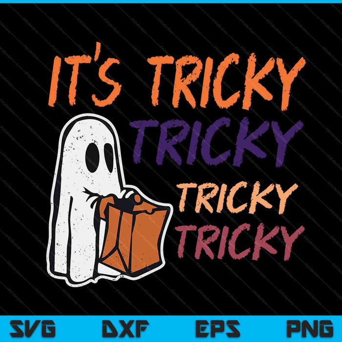 Halloween Boo Het is lastig lastig lastig SVG PNG digitale snijbestanden