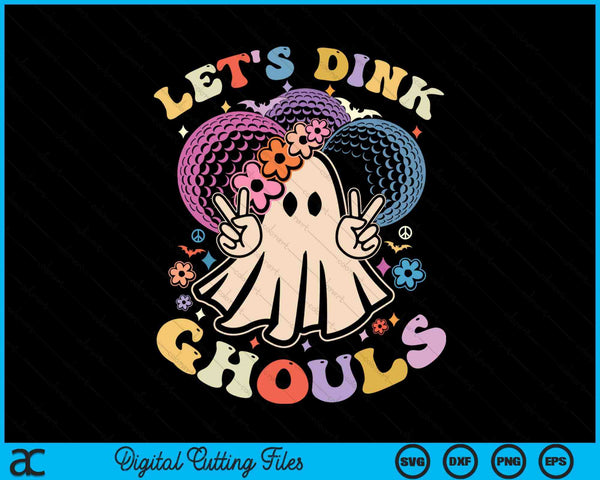 Halloween golf costume let's dink ghouls SVG PNG cut file for Cricut