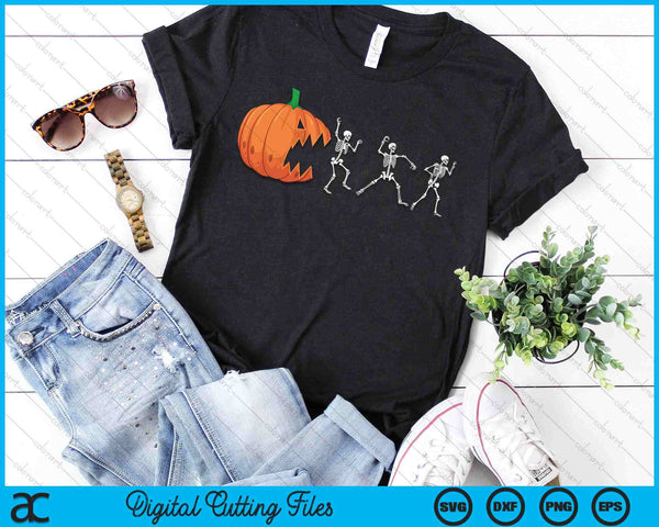 Funny Halloween Pumpkin Skeletons Jack o Lantern SVG PNG Digital Cutting Files