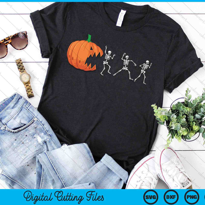 Funny Halloween Pumpkin Skeletons Jack o Lantern SVG PNG Digital Cutting Files