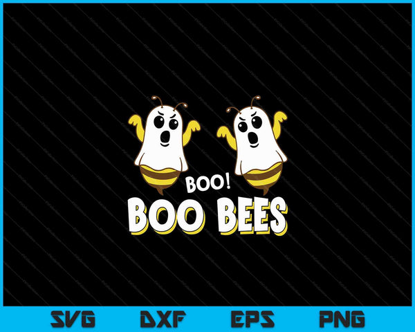 Halloween women costume boo bees party SVG cut file