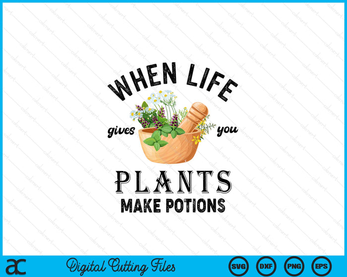 Funny Herbalist And Apothecarist Puns Make Potions Herbalism SVG PNG Digital Printable Files