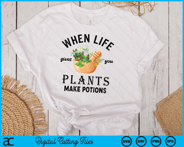 Funny Herbalist And Apothecarist Puns Make Potions Herbalism SVG PNG Digital Printable Files