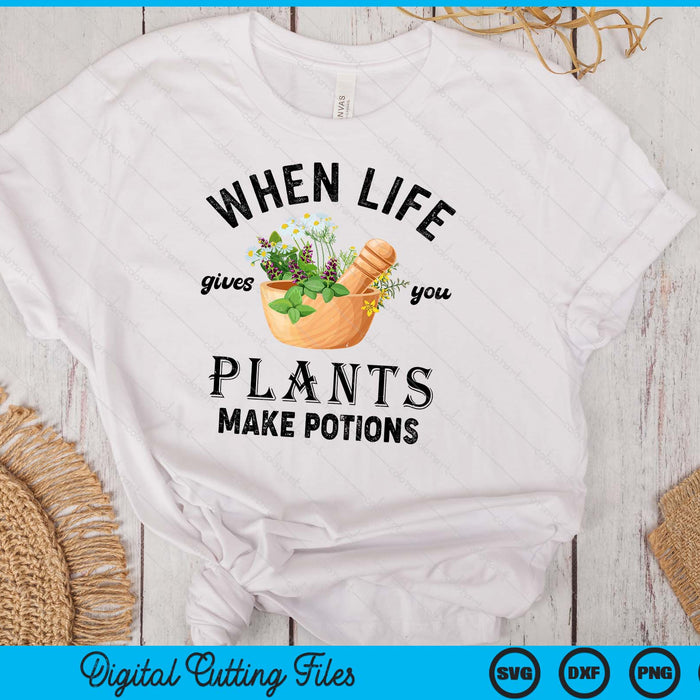 Funny Herbalist And Apothecarist Puns Make Potions Herbalism SVG PNG Digital Printable Files