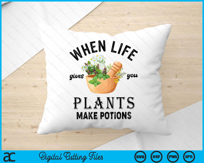 Funny Herbalist And Apothecarist Puns Make Potions Herbalism SVG PNG Digital Printable Files