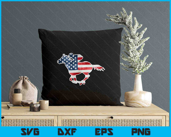 Funny Horse Racing Vintage Horse Flag KY Derby Horse SVG PNG Digital Printable Files