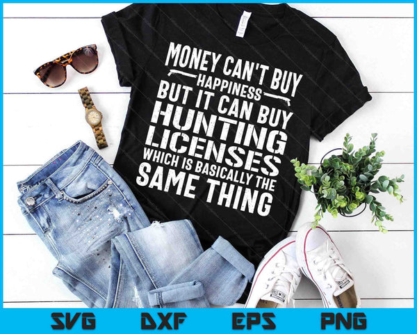 Hunting Saying Hunter Hunting License SVG PNG Digital Cutting Files