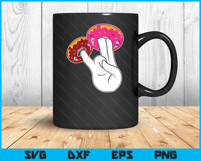 Funny Inappropriate and Embarrassing Dirty Adult Humor Donut SVG PNG Digital Printable Files