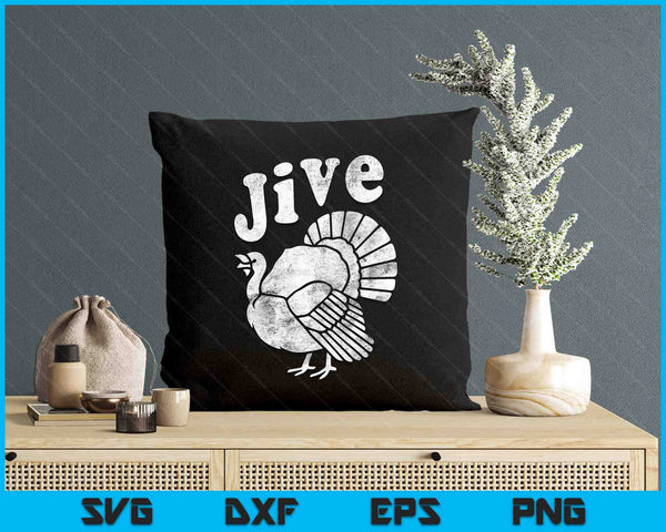 Funny Jive Thanksgiving Turkey Day Retro Holiday SVG PNG Digital Printable Files