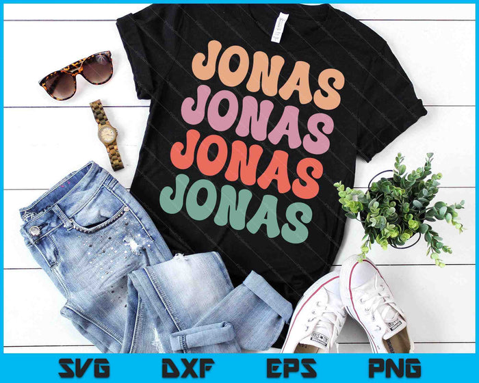 Funny Jonas Has First Given Name Is Pride Vintage SVG PNG Digital Printable Files