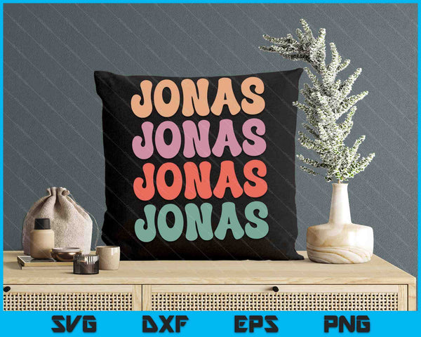 Funny Jonas Has First Given Name Is Pride Vintage SVG PNG Digital Printable Files