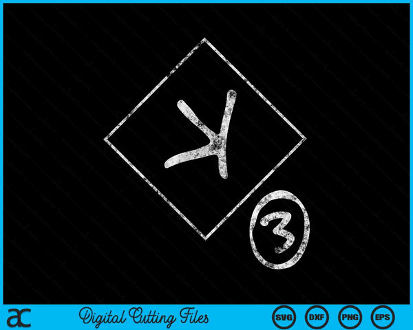 K strikeout looking scorebook SVG cut file