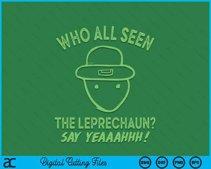 Funny Leprechaun Amateur Sketch Meme Irish St Patricks Day SVG PNG Digital Printable Files