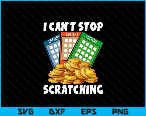 Lottery ticket outfit for a lover of lottery SVG cut file