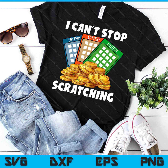 Funny Lottery Ticket Outfit For A Lover Of Lottery SVG PNG Digital Printable Files