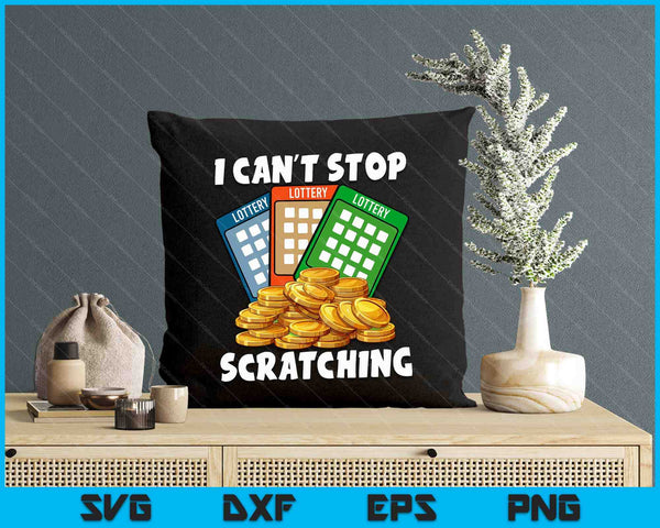 Funny Lottery Ticket Outfit For A Lover Of Lottery SVG PNG Digital Printable Files