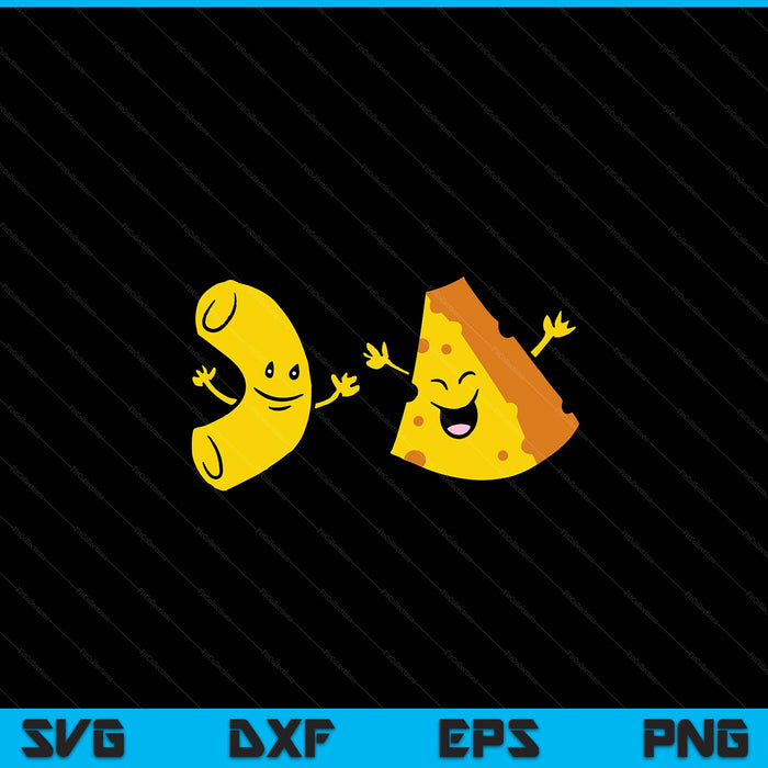 Mac and cheese partner mac n cheese food lover SVG cut file