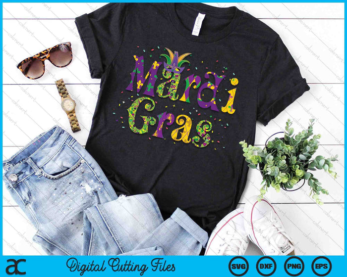 Mardi Gras Parade Outfit Jester Hat SVG PNG Digital Cutting Files