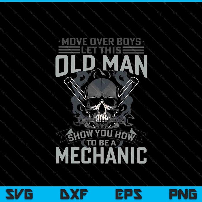 Funny Mechanic Tee Auto Mechanic SVG PNG Digital Printable Files