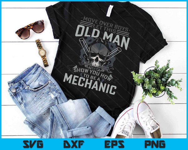 Funny Mechanic Tee Auto Mechanic SVG PNG Digital Printable Files