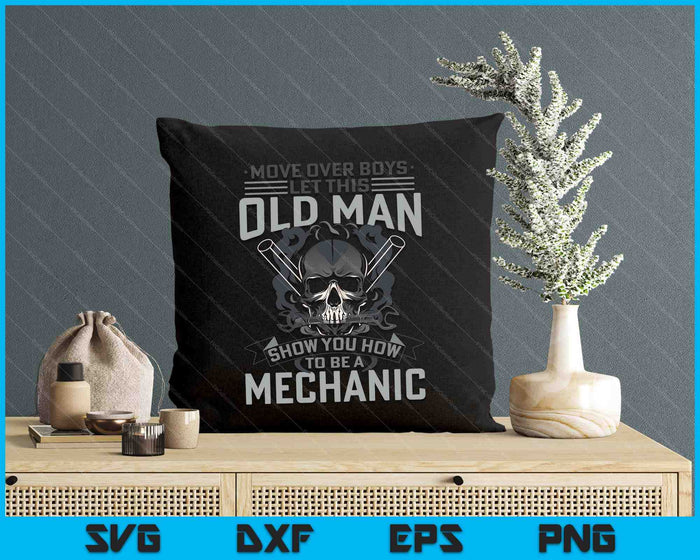 Funny Mechanic Tee Auto Mechanic SVG PNG Digital Printable Files