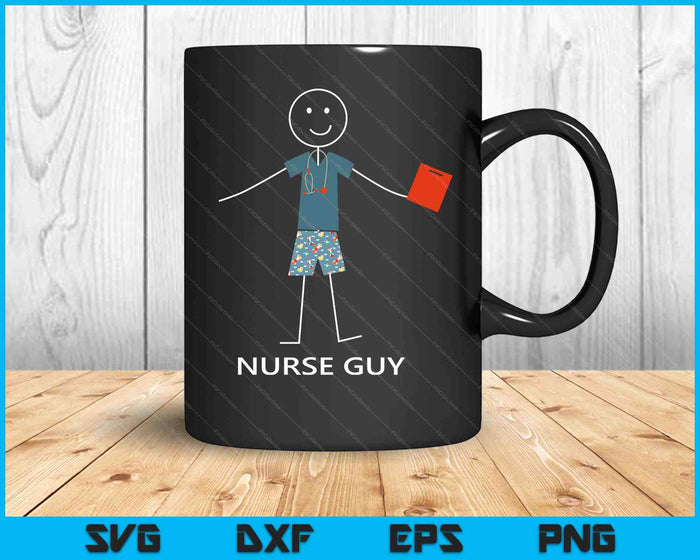 Funny Mens Nurse Rn Boys Nursing SVG PNG Digital Printable Files