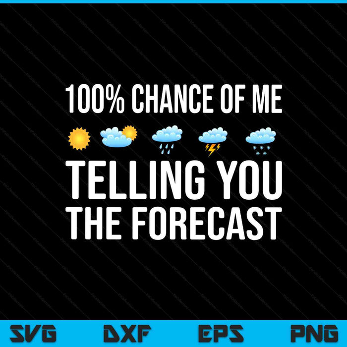 Meteorology weather enthusiasts cool weatherman SVG cut file