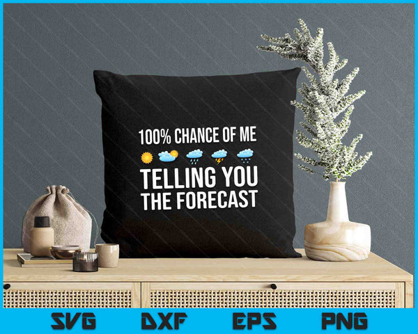 Funny Meteorology Gift Weather Enthusiasts Cool Weatherman SVG PNG Digital Printable Files