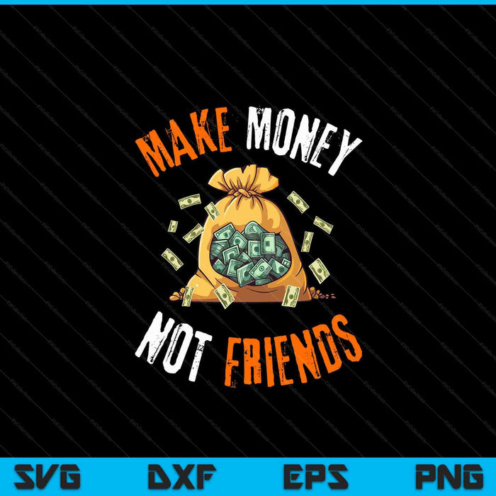 Money quote olive green and orange SVG cut file