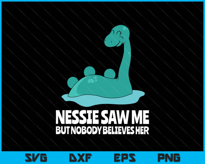 Funny Nessie Monster Of Loch Ness Scotland Travel SVG PNG Digital Printable Files