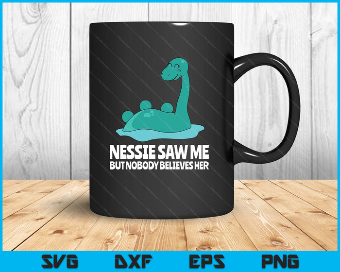 Funny Nessie Monster Of Loch Ness Scotland Travel SVG PNG Digital Printable Files