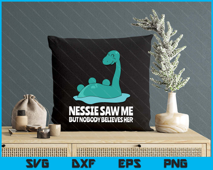 Funny Nessie Monster Of Loch Ness Scotland Travel SVG PNG Digital Printable Files