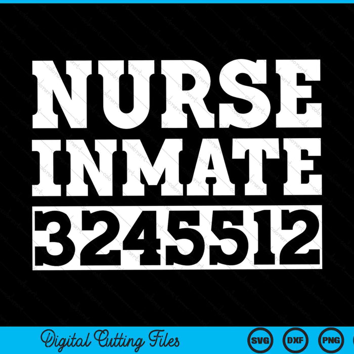 Nurse Halloween Prisoner Jail Costume Nurse Inmate 3245512 SVG PNG Cutting Printable Files