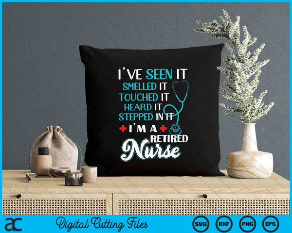 Funny Nurse Retirement Retired Nurse SVG PNG Digital Printable Files